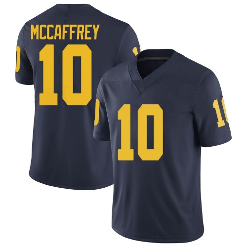 Dylan McCaffrey Michigan Wolverines Men's NCAA #10 Navy Limited Brand Jordan College Stitched Football Jersey DBS0154RY